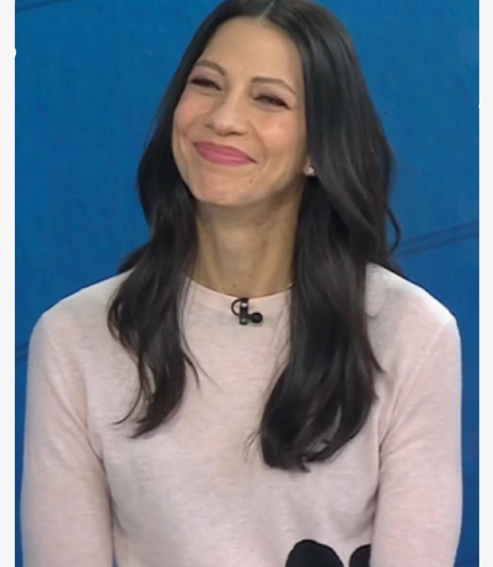 The Today Show 2026 Dr. Natalie Azar Broken Heart Pink Sweater The Today Show 2026 Dr. Natalie Azar Broken Heart Pink Sweater For Men & Women