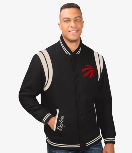 Toronto Raptors Black Teddy Wool Jacket For Unisex