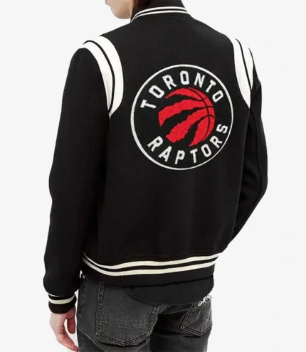 Toronto Raptors Black Teddy Wool Jacket