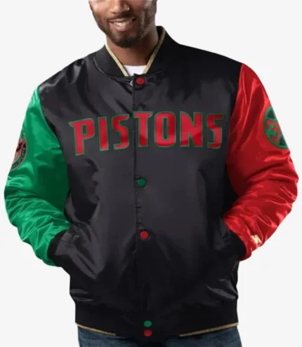 Ty Mopkins Detroit Pistons Black History Month Jacket For Unisex