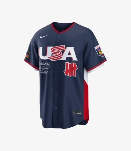 USA Baseball Nike x Undefeated Navy 2026 World Baseball Classic Stadium Jersey