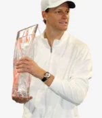 2026 Jannik Sinner Miami Open White Track Jacket For Unisex