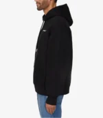 Costco Off-White Pullover Black Hoodie For Unisex