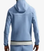 England Nike Soccer Blue Zip Up Hooded Jacket
