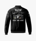 FORMULA 1 Team Cadillac Black Racing Bomber Jacket For Unisex