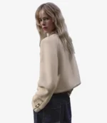 Frog Fastner Shoulder Pad Zara Napoleon Beige Jacket For Unisex