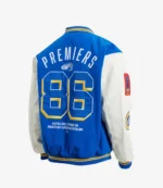 Parramatta Eels 1986 Premiers Wool Varsity Jacket with Leather Sleeves For Unisex