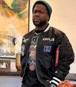 Philadelphia Eagles Kevin Hart Black Bomber Jacket For Unisex