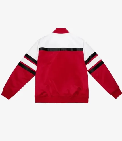 Silver Chicago Bulls Satin Bomber Jacket