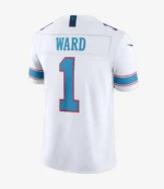 Tennessee Titans Cameron Ward Nike White Vapor F.U.S.E. Sewn Down Limited Jersey For Unisex