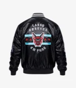 WWE Elimination Chamber CM Punk Larry Forever Satin Varsity Jacket For Unisex