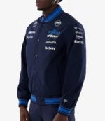Williams F1 Team Navy Varsity Jacket by New Era x Atlassian For Unisex
