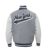 World Series 2024 Fat Joe New York Yankees Grey Varsity Jacket For unisex