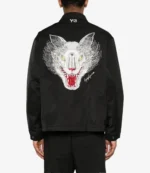 Y-3 x Mercedes-AMG Petronas Formula 1 Black Jacket For Unisex