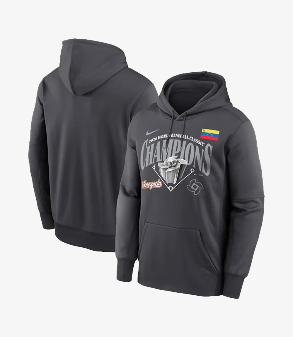 Venezuela Nike 2026 World Baseball Classic Champions Locker Room Charcoal Hoodie Unisex Venezuela Nike 2026 World Baseball Classic Champions Locker Room Charcoal Hoodie