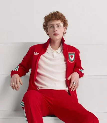 Unisex Wales National Team adidas 150th Anniversary FIFA x World Cup Full-Zip Track Top Red Jacket