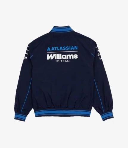Williams F1 Team Navy Varsity Jacket by New Era x Atlassian