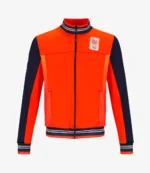 Winter Olympics 2026 Rintje Ritsma Orange Varsity Jacket