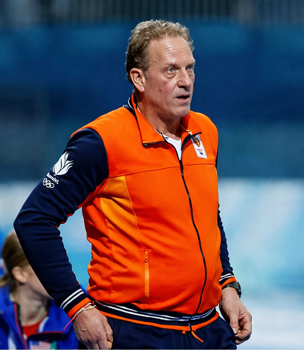 Winter Olympics 2026 Rintje Ritsma Orange Varsity Jacket Unisex Winter Olympics 2026 Rintje Ritsma Orange Varsity Jacket