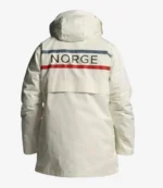 Winter Olympics Game 2026 Opening Ceremony Team Norway White Jacket