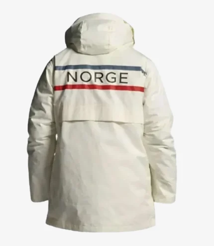Winter Olympics Game 2026 Opening Ceremony Team Norway White Jacket