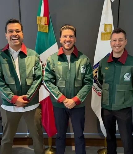 Unisex World Cup 2026 Adidas Mexico Workers Patchwork Green Jacket