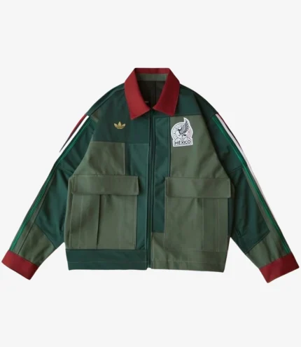 World Cup 2026 Adidas Mexico Workers Patchwork Green Jacket