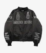 Unisex Y3 X Amg X Mercedes-AMG Petronas F1 Logo-detail Bomber Jacket