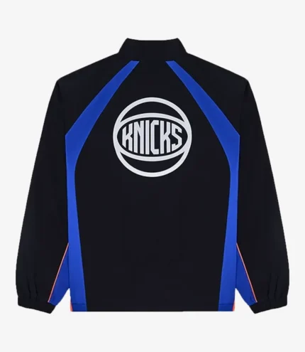2026 Black Baseline Malbon x New York Knicks Quarter-Zip Jacket