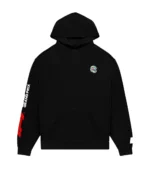 Unisex 2026 Miami Grand Prix Malbon x Formula 1 Black & White Fesque Pit Sketch Hoodie