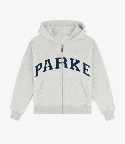 Unisex 2026 Parke Grey OG Varsity Zip Up Fleece Hoodie