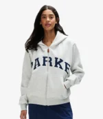 2026 Parke Grey OG Varsity Zip Up Fleece Hoodie