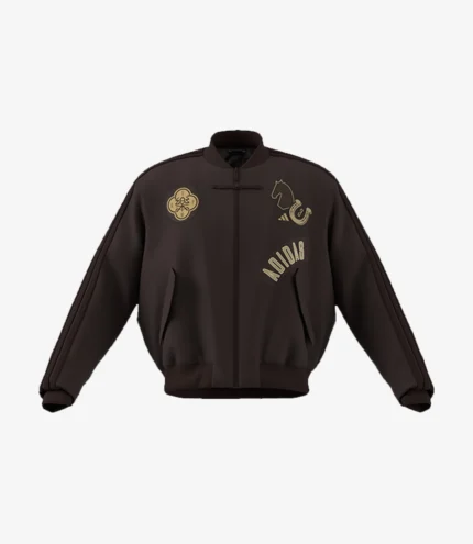 Unisex Adidas Chinese New Year 2026 3 Stripes Modern China Padded Bomber Jacket