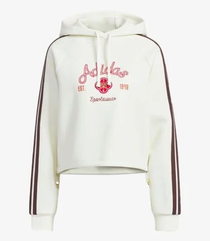 Unisex Adidas Lunar New Year 2026 Oversized Hooded Sweatshirt in Fleece