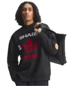 Adidas Manchester United 90s Legendary 92 Season Crewneck Fleece Sweatshirt For Unisex