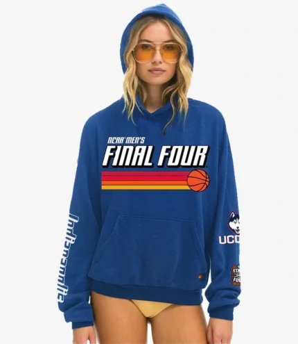 Unisex Aviator Nation UConn Huskies Final Four 2026 Pullover Fleece Hoodie