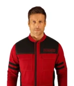 Unisex Ben Richards Film The Running Man 2025 Glen Powell Red Jacket