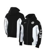 Unisex Brooklyn Nets Nike Black 2026-27 Authentic Showtime Full-Zip Hoodie