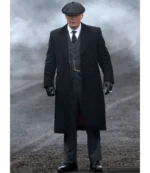 Unisex Cillian Murphy Peaky Blinders Black Trench Coat