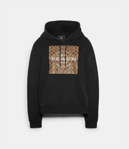 Coach Signature Black Hoodie 1