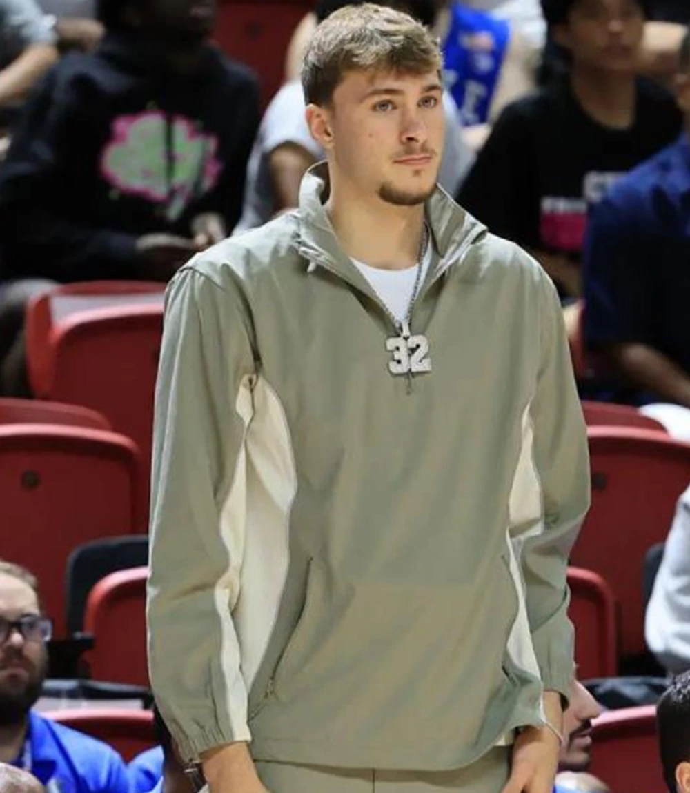 Cooper Flagg 2025 NBA Summer League Olive Green Jacket Unisex Cooper Flagg 2025 NBA Summer League Olive Green Jacket