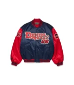 Unisex Denim Tears Baseball Navy Blue Varsity Jacket