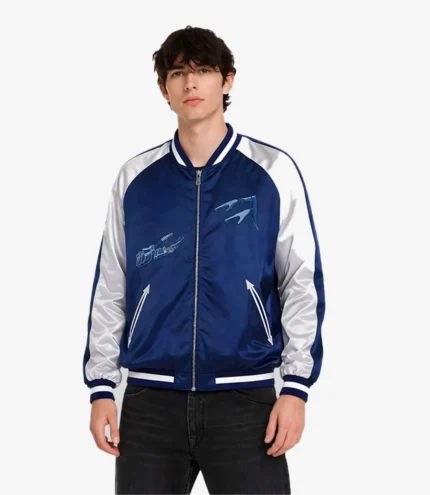 Unisex Elden Ring Ranni the Witch Sukajan Blue Jacket