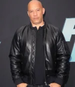 Fast & Furious 9 Dominic Toretto Vin Diesel Black Leather Jacket For Unisex