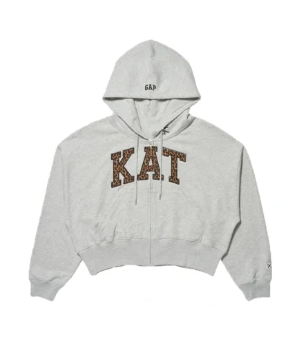 Unisex Gap x Katseye Yoonchae Cropped Hoodie