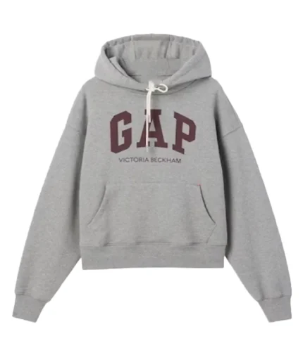 Gap x Victoria Beckham 2026 French Terry Grey & Navy Hoodie For Unisex