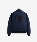 Giorgio Armani & Kith for the New York Knicks Navy Blue Bomber Jacket