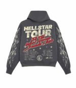 Hellstar Records Tour Grey Hoodie 1