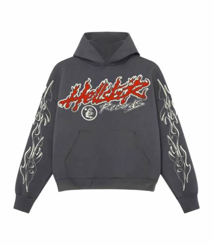 Hellstar Records Tour Grey Hoodie 2