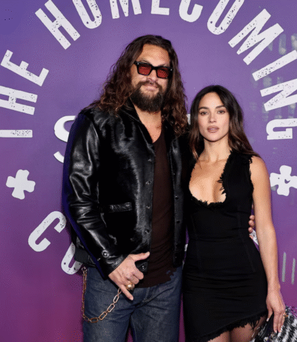 Jason Momoa SNL50 Black Leather Jacket 1